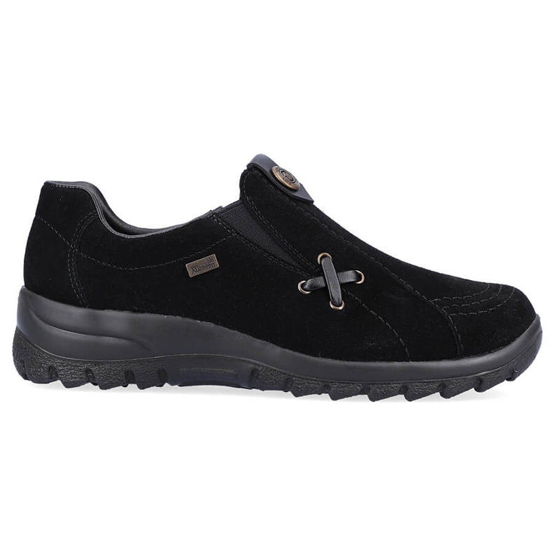 Leather shoes, slip-on black Rieker L7171-00 2 Leather shoes, slip-on black Rieker L7171-00 2