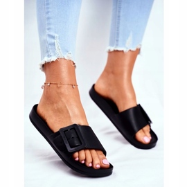 Women's Slippers Big Star with a Buckle Black FF274A389 3