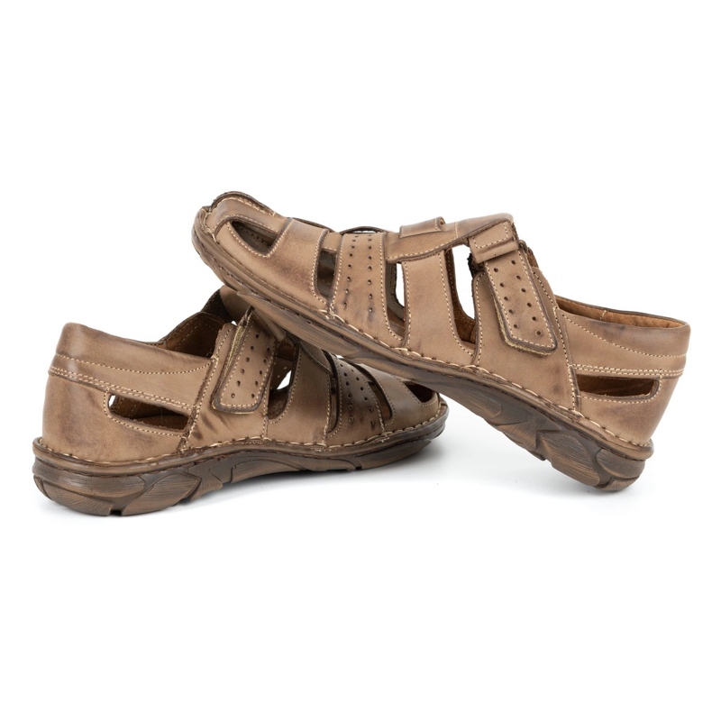 Olivier Men's sandals 467 Brown 3 Olivier Men's sandals 467 Brown 3