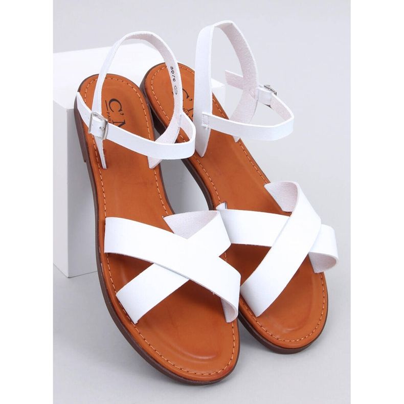 Herve White women's sandals 1