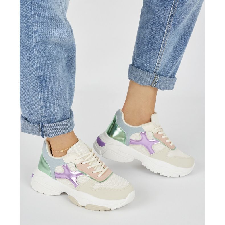 Seastar Multicolored women's sneakers beige 2 Seastar Multicolored women's sneakers beige 2