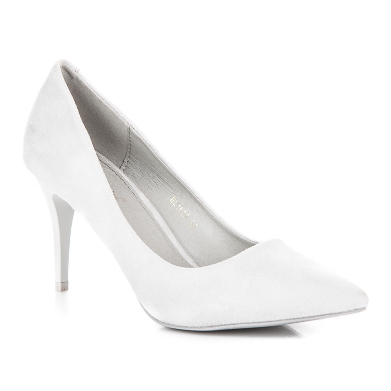 Comer Suede heels grey 1