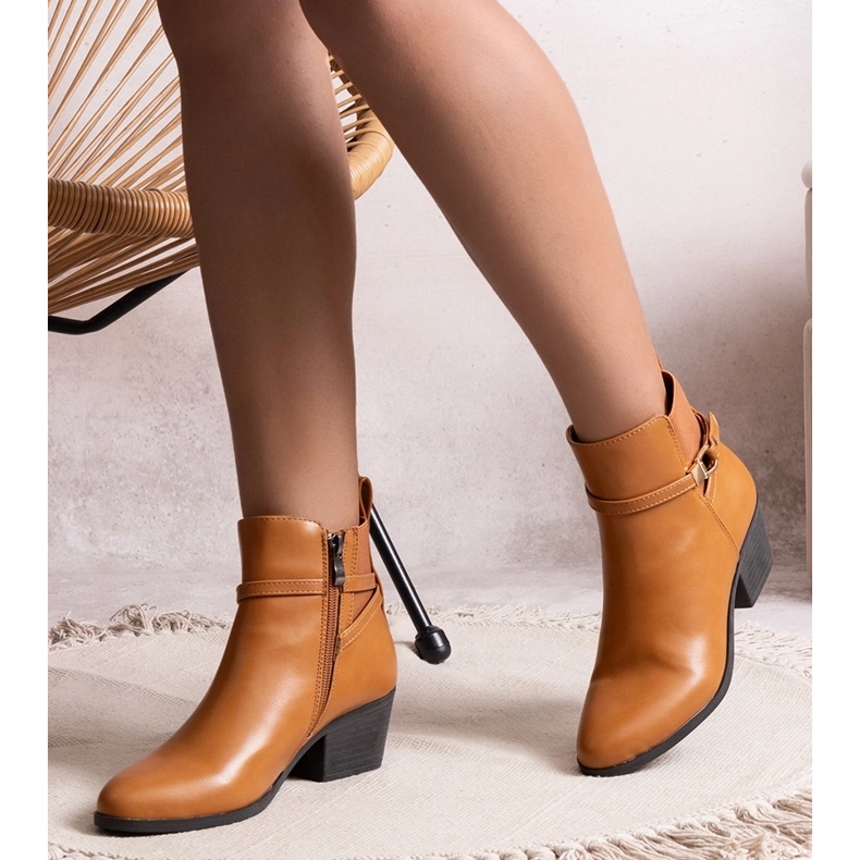 Ibdisa Brown Ankle Boots 1