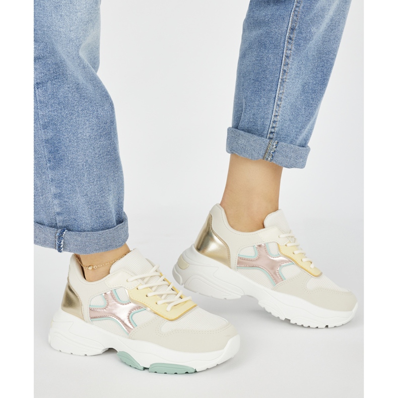 Seastar Women's sneakers gold beige 2