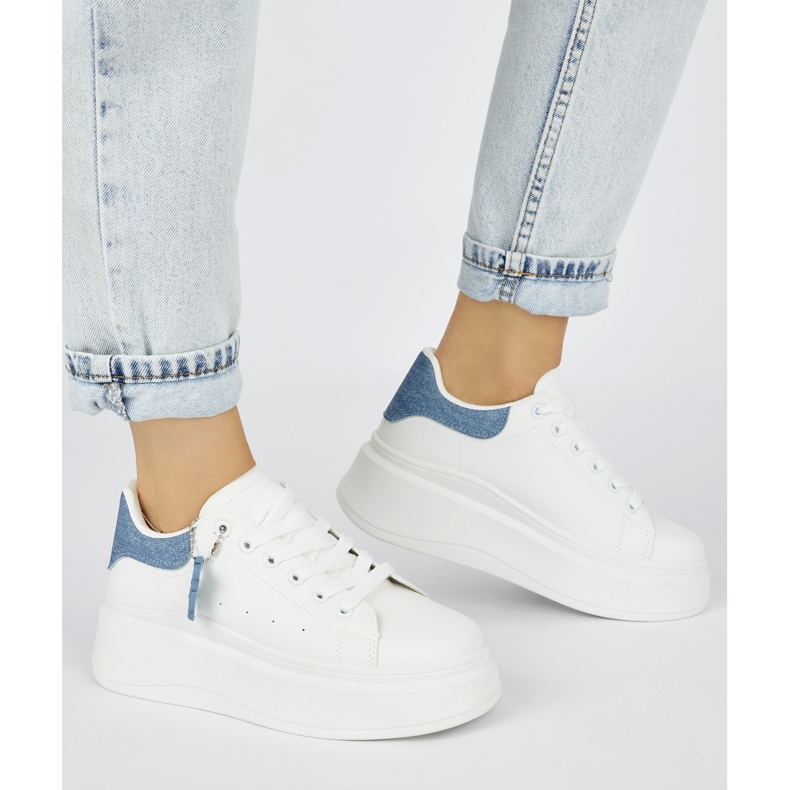 Women's white platform shoes 2