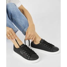 Black classic sports shoes 1