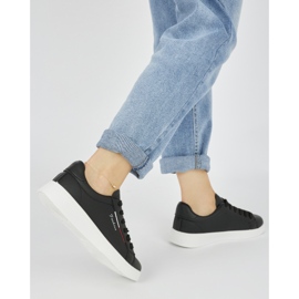 Black classic sports shoes 2