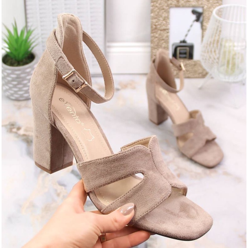 Suede sandals eVento W 4616 EVE344C 1