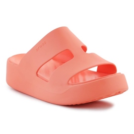 Crocs Getaway Platform H-Strap 209409-84F flip flops orange 1