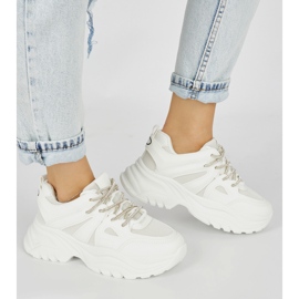 Women's white sneakers 1