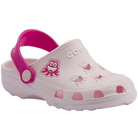 Coqui Little Frog clogs 8701-100-5536A/8701-100-5536 pink 1