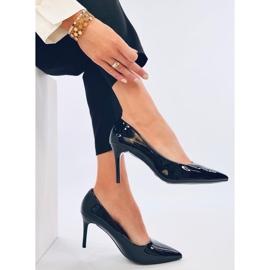 Charlotte Black patent stiletto pumps 2