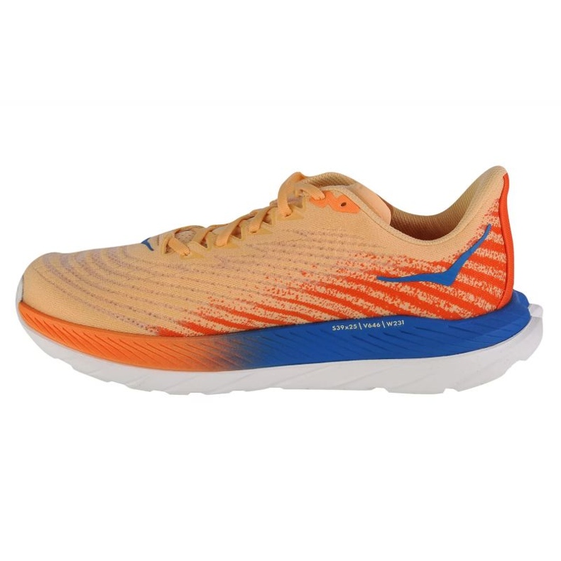 Hoka Mach 5 Shoes 1127893-IVOR orange 1