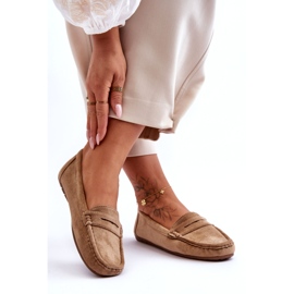 Women's Suede Loafers Brown Lenvie 4