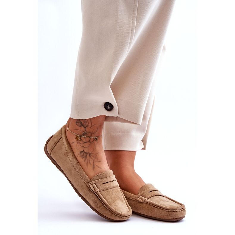 Women's Suede Loafers Brown Lenvie 1