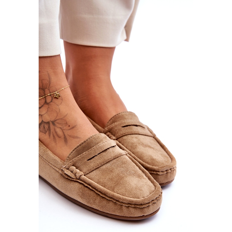 Women's Suede Loafers Brown Lenvie 3