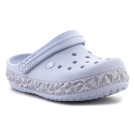 Crocs Crockband Geometric Glitter Band Clog 210134-5AF flip flops violet 1