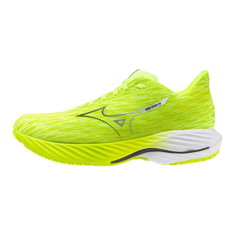Mizuno Wave Rider 28 J1GC240309 shoes green 1