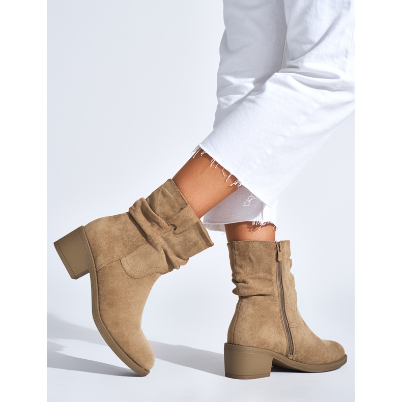 Beige cowboy boots for women 2 Beige cowboy boots for women 2