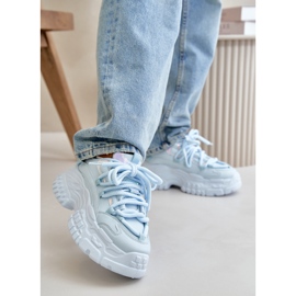 Women's Sneakers With Massive Sole Blue Nevela 2 Women's Sneakers With Massive Sole Blue Nevela 2