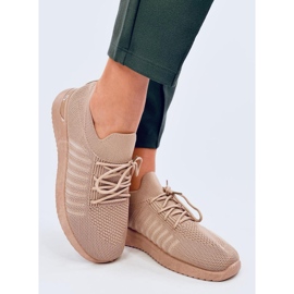 Sharpe Khaki sock sports shoes beige 2