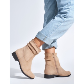 Beige cowboy boots for women 2