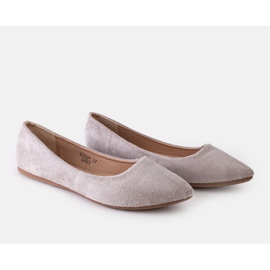 Fadila gray ballet flats grey 2