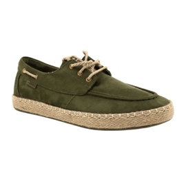 Men's Lace-Up Espadrilles Big Star NN174055 Khaki green 1 Men's Lace-Up Espadrilles Big Star NN174055 Khaki green 1