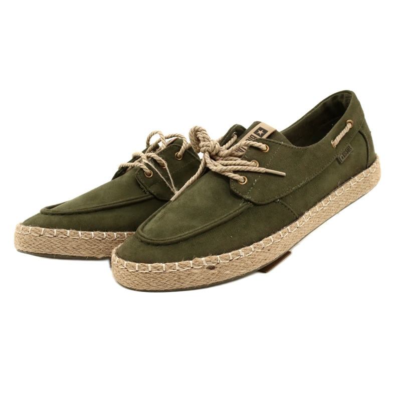 Men's Lace-Up Espadrilles Big Star NN174055 Khaki green 2 Men's Lace-Up Espadrilles Big Star NN174055 Khaki green 2