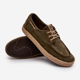 Men's Lace-Up Espadrilles Big Star NN174055 Khaki green 1 Men's Lace-Up Espadrilles Big Star NN174055 Khaki green 1