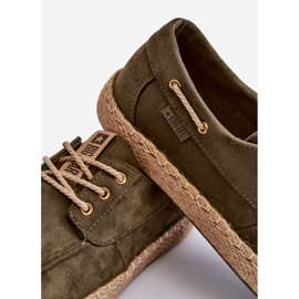 Men's Lace-Up Espadrilles Big Star NN174055 Khaki green 2