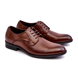 Men's Brown Leather Shoes 1