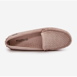 Women's Openwork Loafers Light Beige Rasirna 1