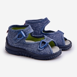 Lemigo Slippers Sandals Children Nel 310-06 Gokids Navy Blue 1