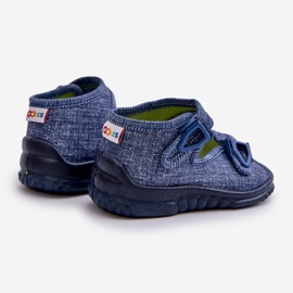 Lemigo Slippers Sandals Children Nel 310-06 Gokids Navy Blue 2
