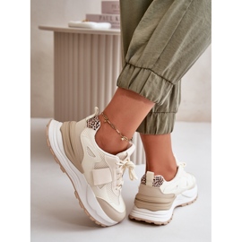 Women's Sneakers On The Platform Beige Nevelaine 2