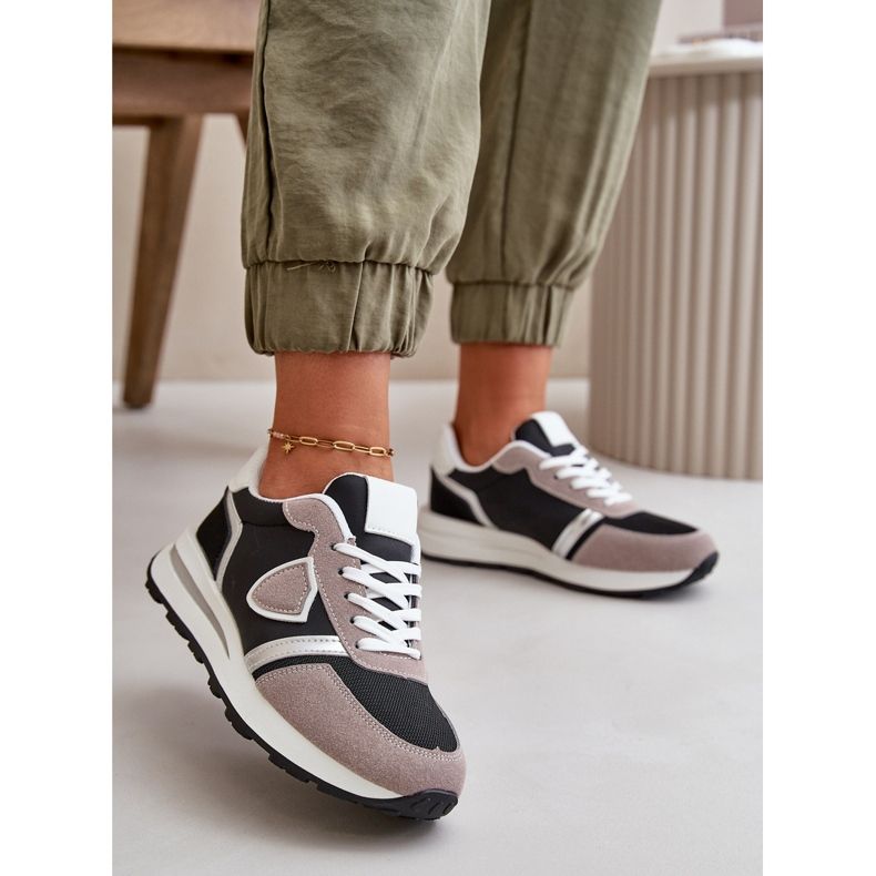 Women's Sneakers With Glitter Black Velaniela 2