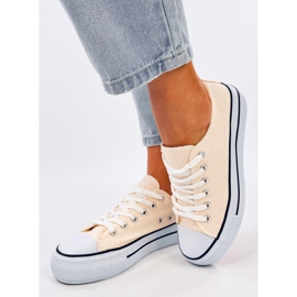 Fargis Beige women's classic sneakers 2