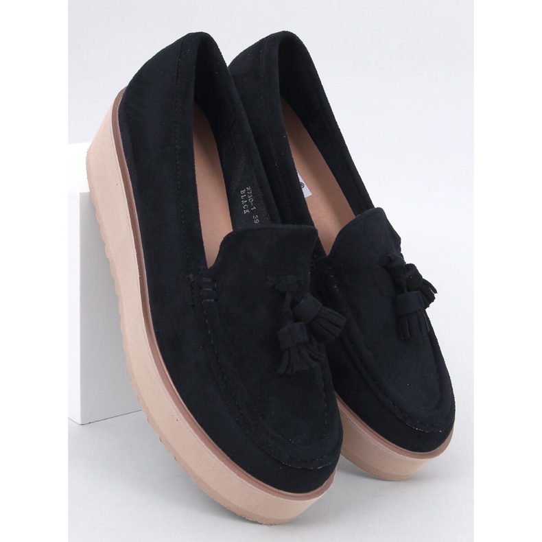 Templin Black Platform Loafers 1