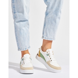 Women's multi-colored platform sports shoes multicolored 2