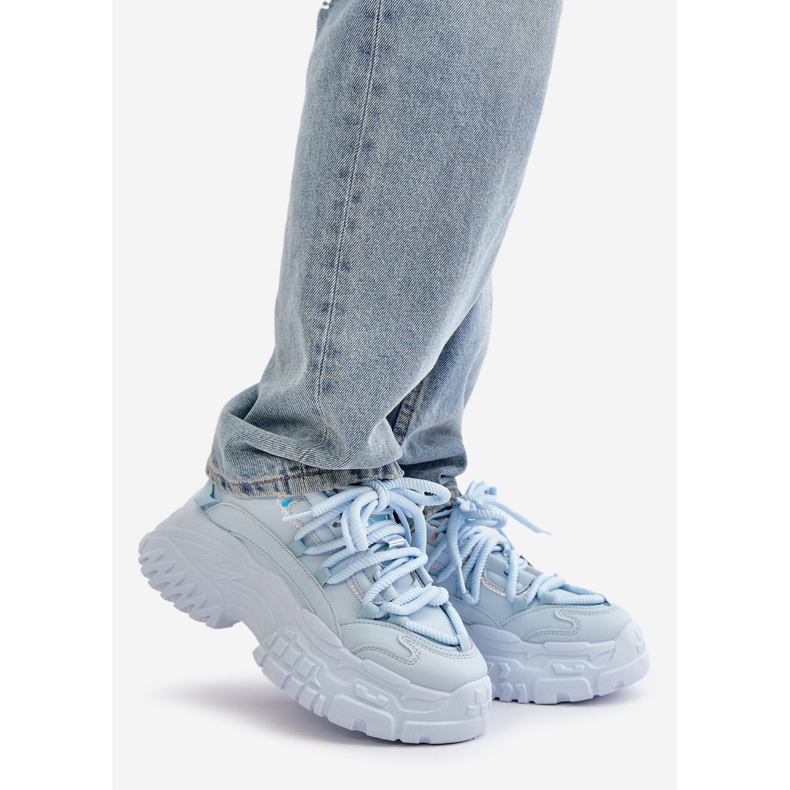 Women's Sneakers With Massive Sole Blue Nevela 1