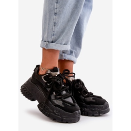 Women's Sneakers On A Massive Sole Black Nevela 1