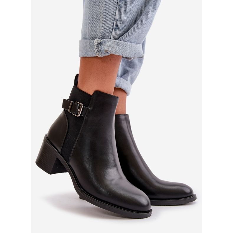 Women's Insulated Ankle Boots With Buckle Black Nevillira 1 Women's Insulated Ankle Boots With Buckle Black Nevillira 1
