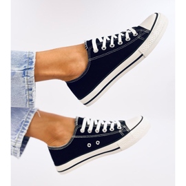 Basic Black women's classic sneakers 1