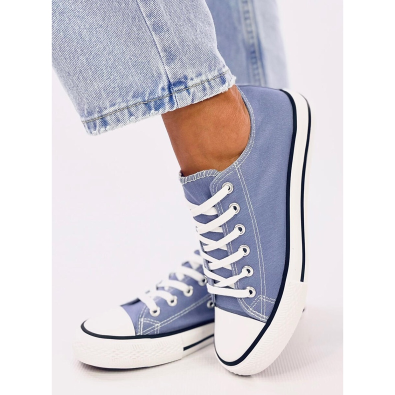 Women's classic sneakers Basic Jeans blue 1 Women's classic sneakers Basic Jeans blue 1