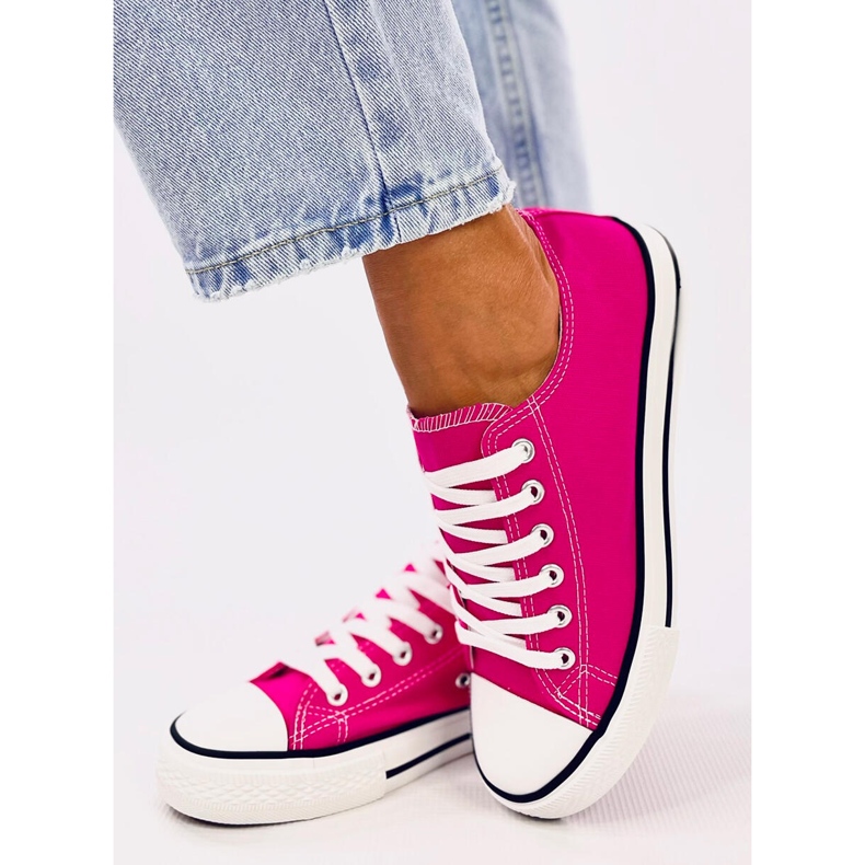 Women's Classic Sneakers Basic Fuchsia pink 2