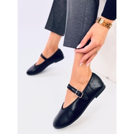 Ballet flats with strap Rotaro Black 2