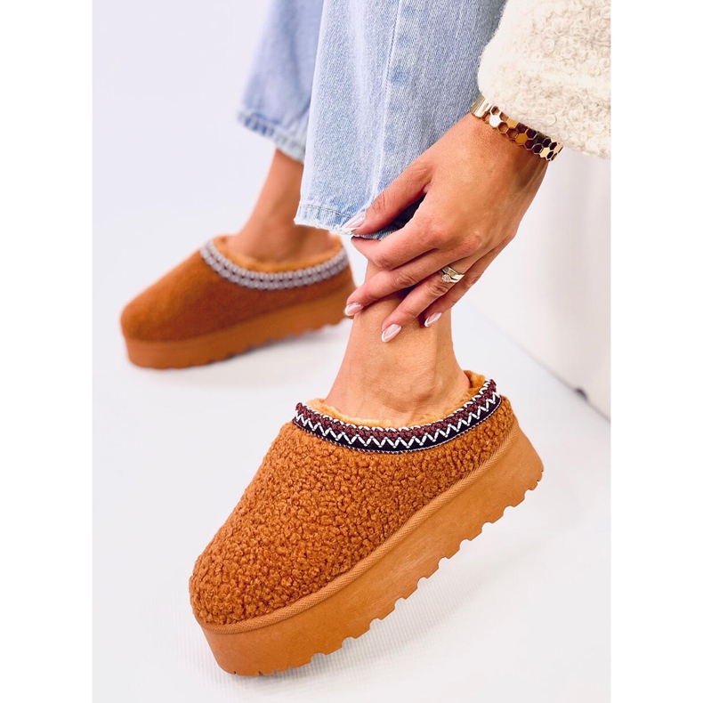 Lamb Camel short snow boots brown 2