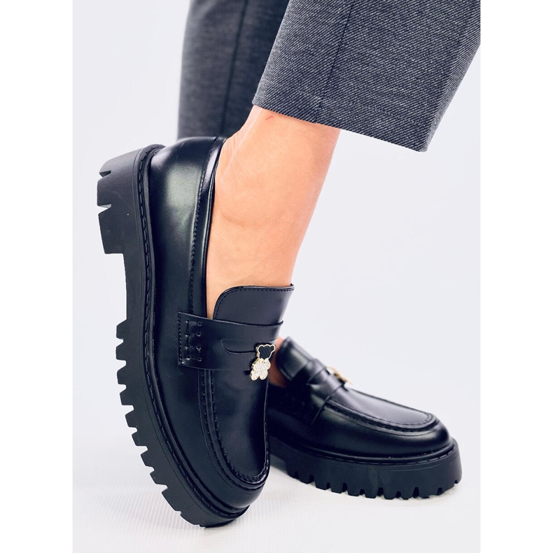 Rimet Black Platform Loafers 1