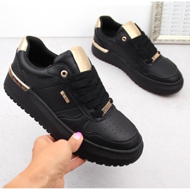 Black Big Star OO274758 women's lace-up sports shoes 1